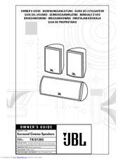 JBL SCS 138 Subwoofer Owner's Manual