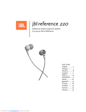 JBL Reference 220 User Manual