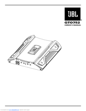 Jbl Grand Touring GTO75.2 Manuals | ManualsLib