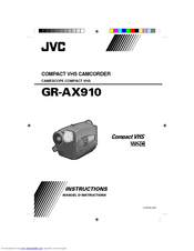 JVC GR-AX810U Instructions Manual