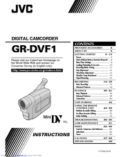 JVC GR-DVF1 Instructions Manual