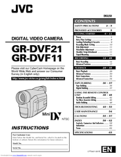 JVC GR-DVF21U Instructions Manual