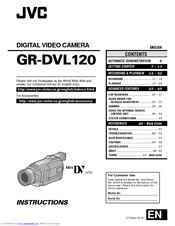 JVC GR-DVL120U Instructions Manual