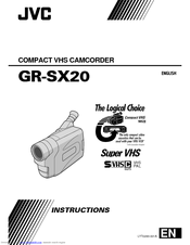 JVC GR-SX20 Instructions Manual