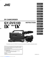 JVC GY-DV5100 User Manual