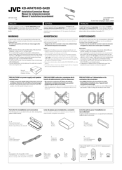 JVC KD-G420J Installation & Connection Manual