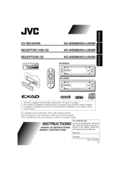 JVC EXAD KD-LHX500 Instructions Manual