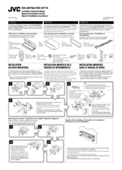 JVC KD-AR760 - Arsenal CD Receiver Installation & Connection Manual