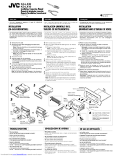 JVC KD-LX10J Installation & Connection Manual