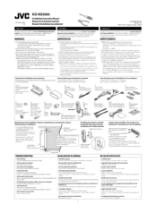 JVC KD-NX5000J Installation & Connection Manual