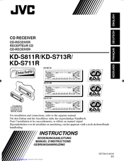 JVC KD-S811R Instructions Manual