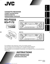JVC KD-FX222 Instructions Manual