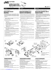 JVC KS-FX450J Installation & Connection Manual