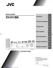JVC XV-511BKU Instructions Manual