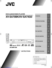 JVC XV-SA75GDJ Instructions Manual