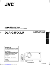 JVC DLA-G150HTU Instructions Manual
