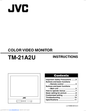 JVC TM-21A2 Instructions Manual