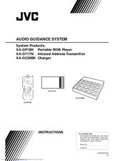 JVC XA-GP1BK - Audio Guide Portable Rom Player Instructions Manual