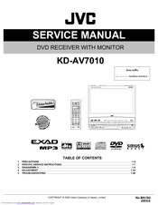 Jvc KD-AV7010 Service Manual