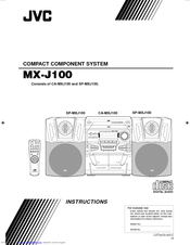 JVC CA-MXJ100J Instructions Manual