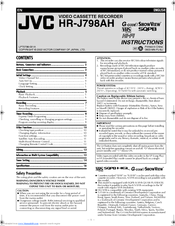 JVC HR-J798AH Instructions Manual