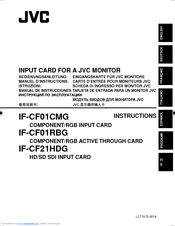 JVC IF-CF21HDG Instructions Manual
