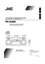 JVC PC-X290 Instructions Manual