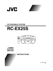 JVC RC-EX25SSE Instructions Manual