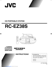 JVC RC-EZ38SC Instructions Manual