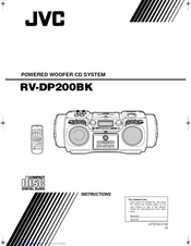 JVC RV-DP200BKUS Instructions Manual