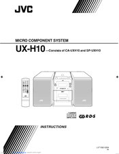 JVC CA-UXH10 Instructions Manual