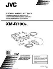 JVC XM-R700SLE Instructions Manual
