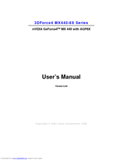 Jaton 3DForce4MX440-8X User Manual