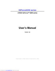Jaton 3DForce6200-256 User Manual