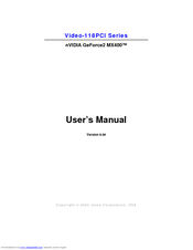 Jaton Video-118PCI-64DDR-TV User Manual