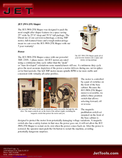 Jet JWS-25X Features