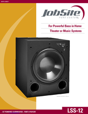 Jobsite LSS-12 Datasheet