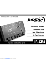 Jobsite IR-CB4 Installation & User Manual