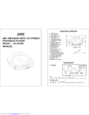 Jwin JX-CD780 Manual