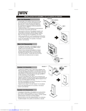 jWIN JX JX-CD8700 JX-CD8700 Assembly & Installation