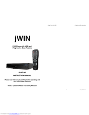 jWIN JD-VD143 Instruction Manual