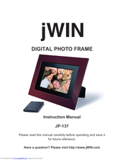 jWIN JP-137 Instruction Manual