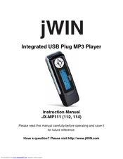 jWIN JX-MP114 Instruction Manual