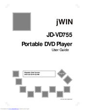 jWIN JD-VD755 User Manual