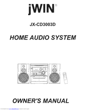 jWIN JX-CD3003d Owner's Manual
