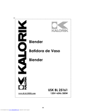 Kalorik USK BL 25161 Operating Instructions Manual