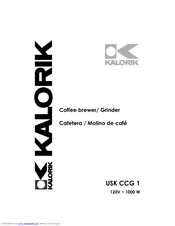 Kalorik USK CCG 1 Operating Instructions Manual