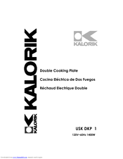 Kalorik USK DKP 1 Operating Instructions Manual