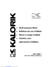 Kalorik USK CMM 1 Operating Instructions Manual