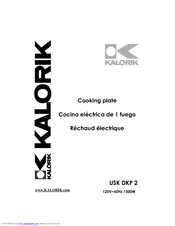 Kalorik USK DKP 2 Operating Instructions Manual